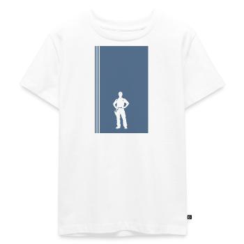 tournevis outil plombier - T-shirt Premium bio Enfant - blanc - Devant - Hailey (125cm)