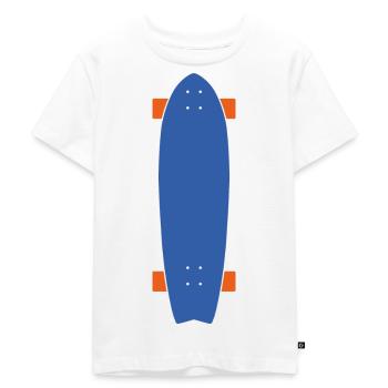 Mach 'nen Kickflip - Skateboard, Longboard - Kinder Premium Bio T-Shirt - Weiß - Vorne - Hailey (125cm)