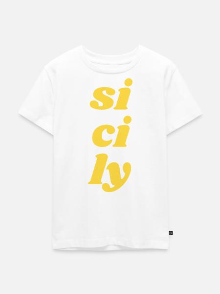 si ci ly - Kinder Premium Bio T-Shirt - Weiß