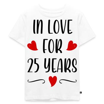 noces d’argent - T-shirt Premium bio Enfant - blanc - Devant - Hailey (125cm)