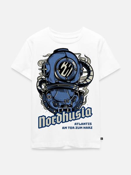 Südharz Merch - Nordhusia - Kinder Premium Bio T-Shirt - Weiß
