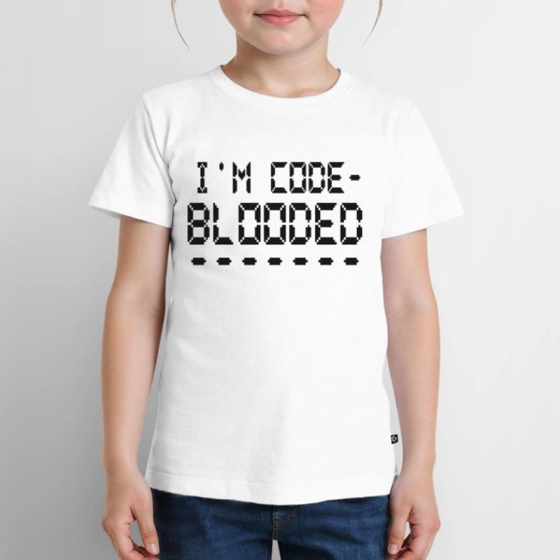Computerprogrammierung Ich bin Code Blooded Programmierer Kinder Premium Bio T-Shirt