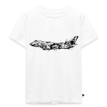 Avion - T-shirt Premium bio Enfant - blanc - Devant - Hailey (125cm)