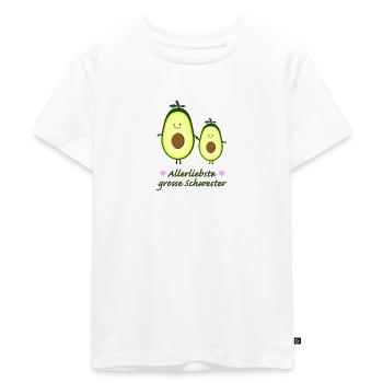 Allerliebste große Schwester - Kinder Premium Bio T-Shirt - Weiß - Vorne - Hailey (125cm)