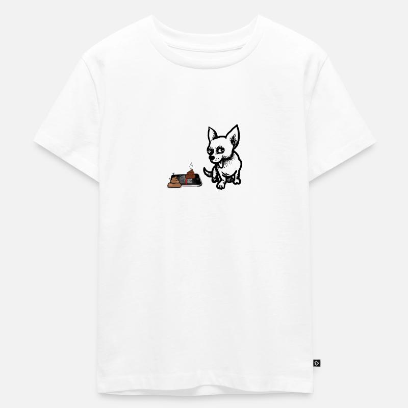 QR Code - Kids Premium Organic T-Shirt - white