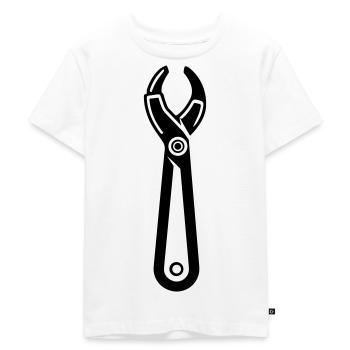 Outil Pince - T-shirt Premium bio Enfant - blanc - Devant - Hailey (125cm)