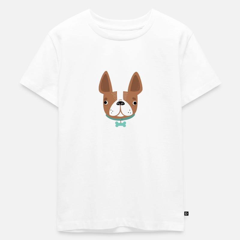 Hund - Kinder Premium Bio T-Shirt - Weiß