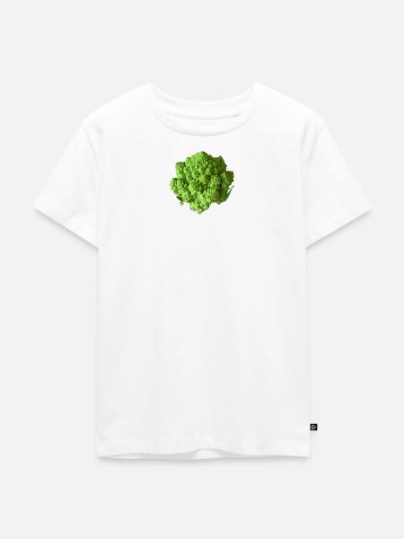 Romanesco-Brokkolifraktal - Kinder Premium Bio T-Shirt - Weiß