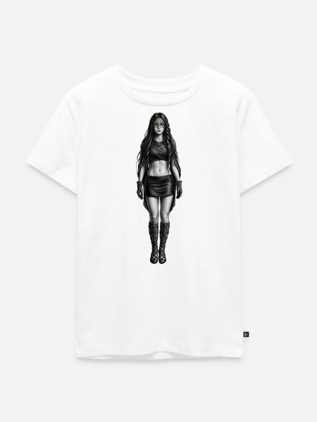 Krieger - Kinder Premium Bio T-Shirt - Weiß