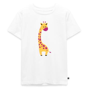 cute giraffe - Kinder Premium Bio T-Shirt - Weiß - Vorne - Hailey (125cm)