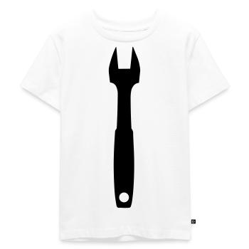 Outil - T-shirt Premium bio Enfant - blanc - Devant - Hailey (125cm)