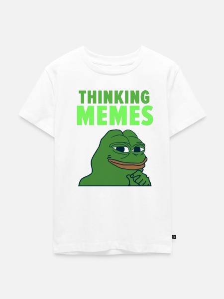 Meme - Kinder Premium Bio T-Shirt - Weiß