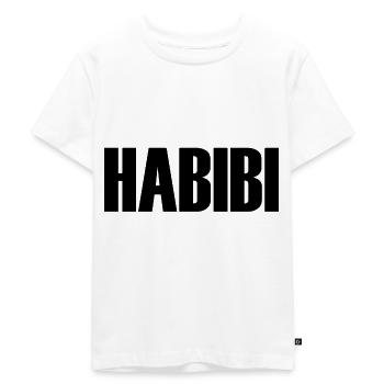 Habibi - Kinder Premium Bio T-Shirt - Weiß - Vorne - Hailey (125cm)