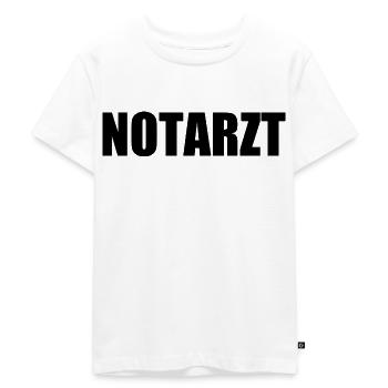 Notarzt - Kinder Premium Bio T-Shirt - Weiß - Vorne - Hailey (125cm)