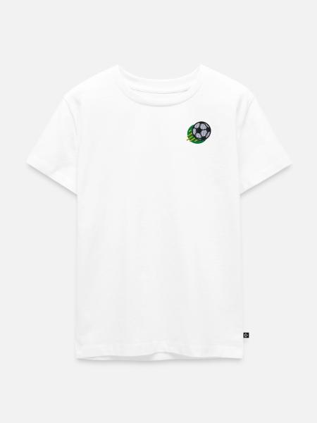 Fußball - Kinder Premium Bio T-Shirt - Weiß