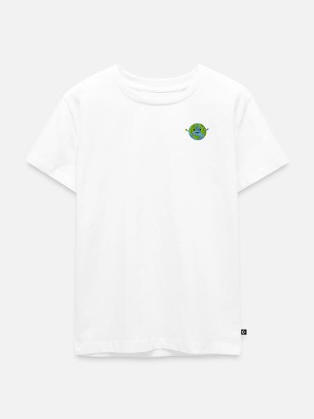 Die Erde - Kinder Premium Bio T-Shirt - Weiß