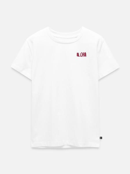 Aloha - Kinder Premium Bio T-Shirt - Weiß