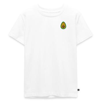 Avocado - Kinder Premium Bio T-Shirt - Weiß - Vorne - Hailey (125cm)