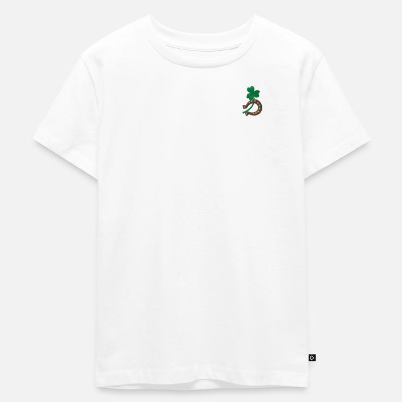 Luck - Kinder Premium Bio T-Shirt - Weiß