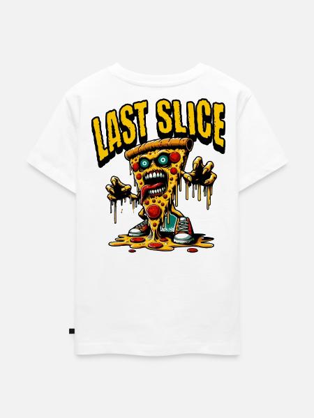 Last Slice - Kinder Premium Bio T-Shirt - Weiß