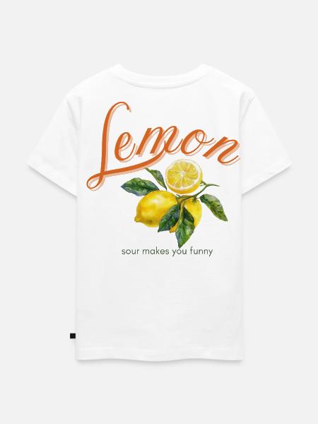 Lemon - Kinder Premium Bio T-Shirt - Weiß