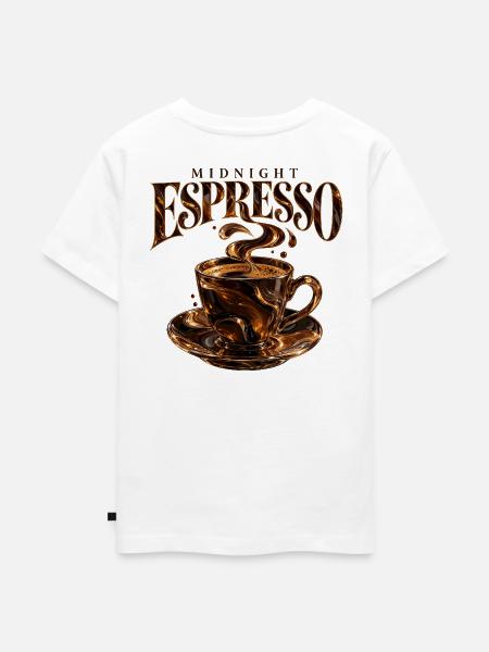 Midnight Espresso Club - Kinder Premium Bio T-Shirt - Weiß