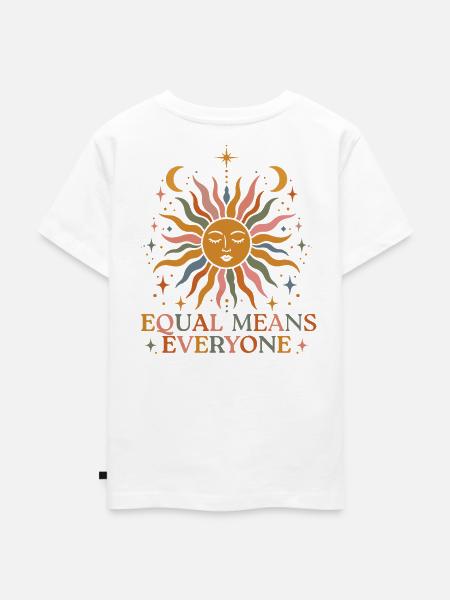 Equal Means Everyone - Kinder Premium Bio T-Shirt - Weiß