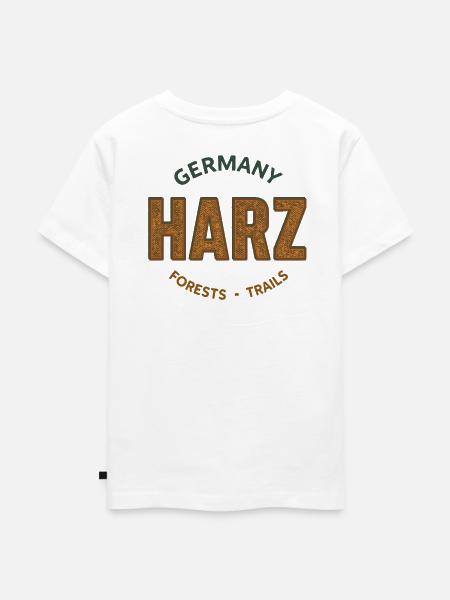 Harz Wald Trails Deutschland - Kinder Premium Bio T-Shirt - Weiß