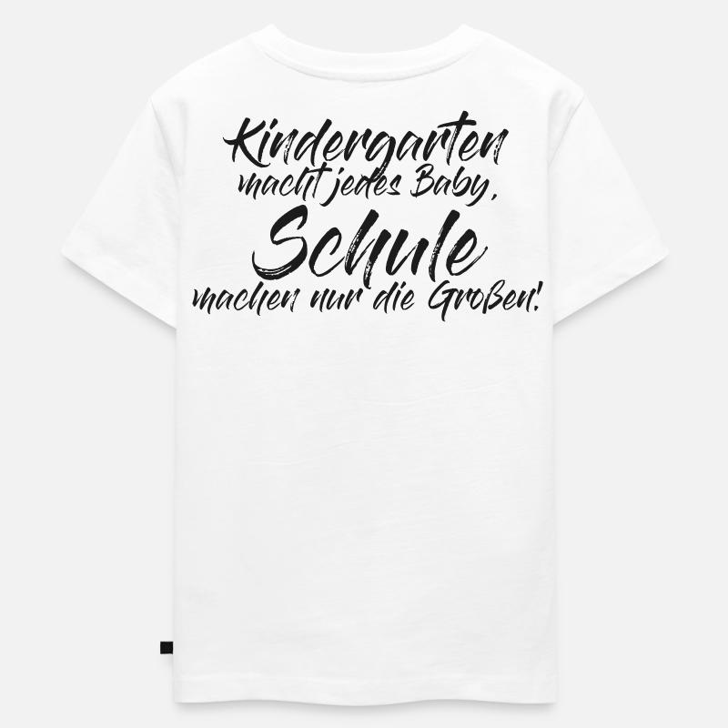King Kids First Class👑 - Kinder Premium Bio T-Shirt - Weiß