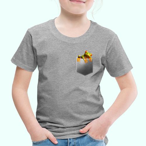 kieszeń na żabę - Koszulka dziecięca Premium