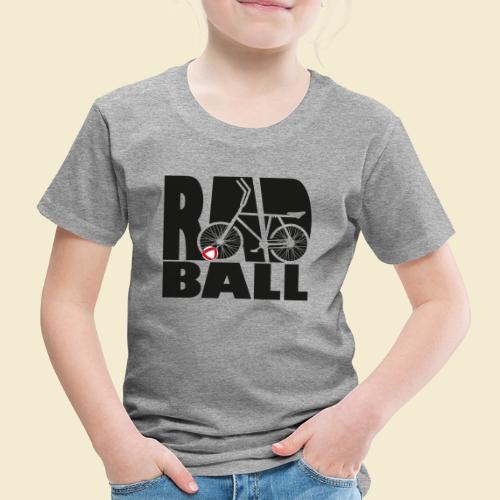 Radball | Typo Black - Kinder Premium T-Shirt