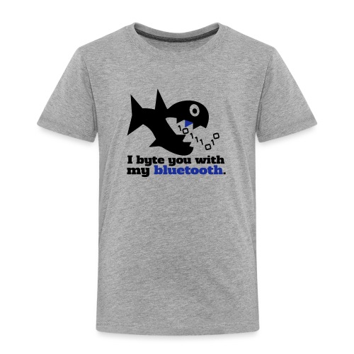 Byte you Nerd Fisch Blueooth - Kinder Premium T-Shirt