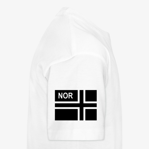 Norsk taktisk flagga Norge - NOR (höger) - Premium-T-shirt barn