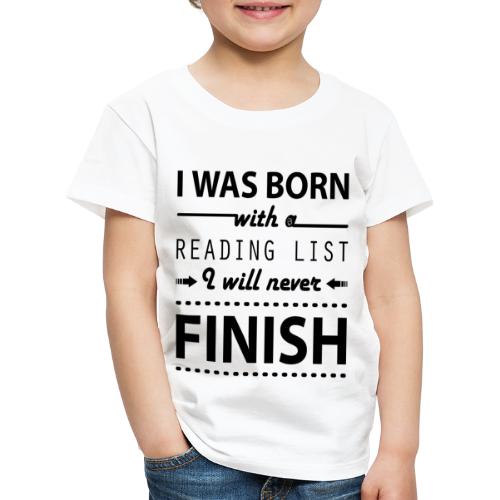 0191 Reading List | Book | Book lovers | Books - Kids' Premium T-Shirt