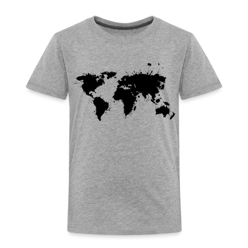 Weltkarte Splash - Kinder Premium T-Shirt