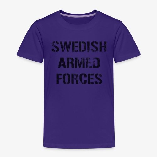 SWEDISH ARMED FORCES Rugged + SWE Flag - Premium-T-shirt barn