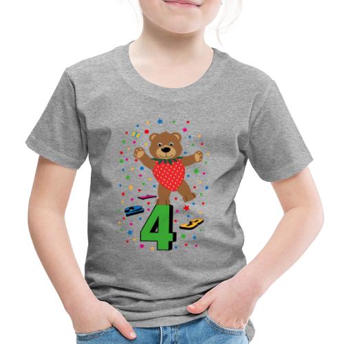 Erdbärchen Junge 4. Geburtstag Geschenk - Kinder Premium T-Shirt
