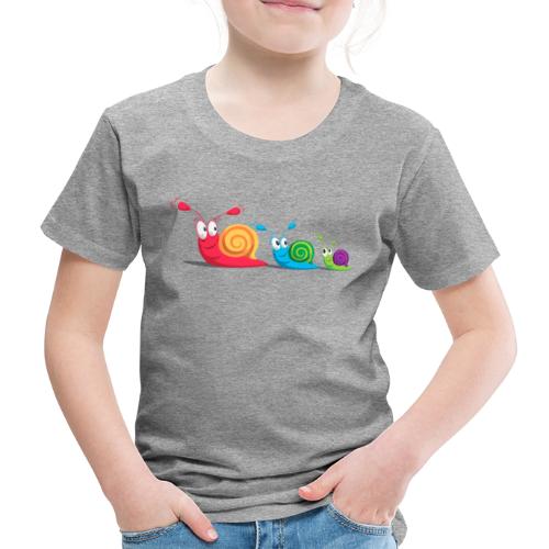 T shirt snails kids baby camisetas de caracoles - Camiseta premium niño