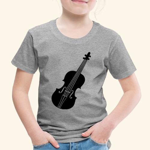 Geige sw - Kinder Premium T-Shirt