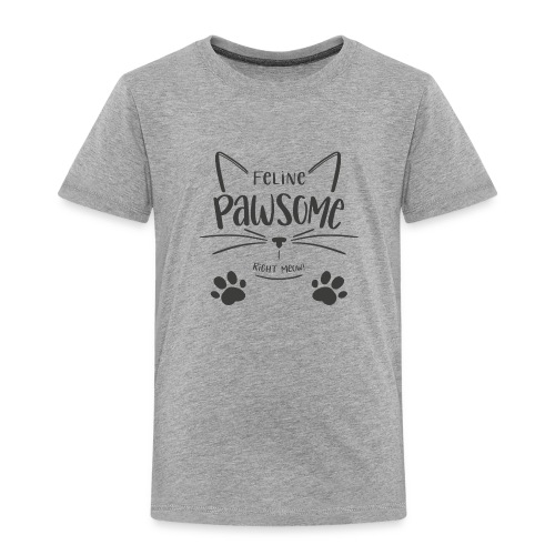 Feline Pawsome - Premium-T-shirt barn