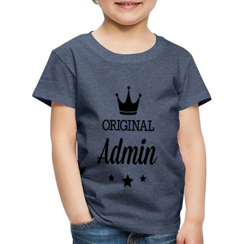 Original drei Sterne Deluxe Admin - Kinder Premium T-Shirt