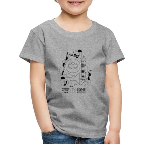 ESME Anniversary Design Schwartz - Kinder Premium T-Shirt