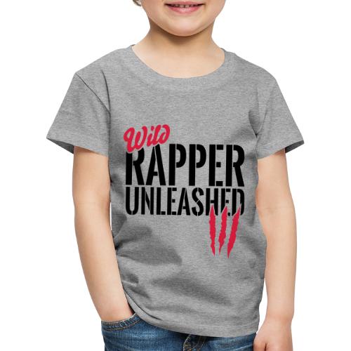 Wilder Rapper entfesselt - Kinder Premium T-Shirt