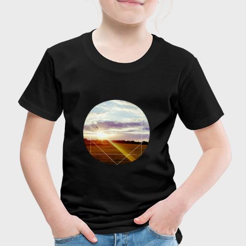 Sonnenuntergang am Platz - Kinder Premium T-Shirt