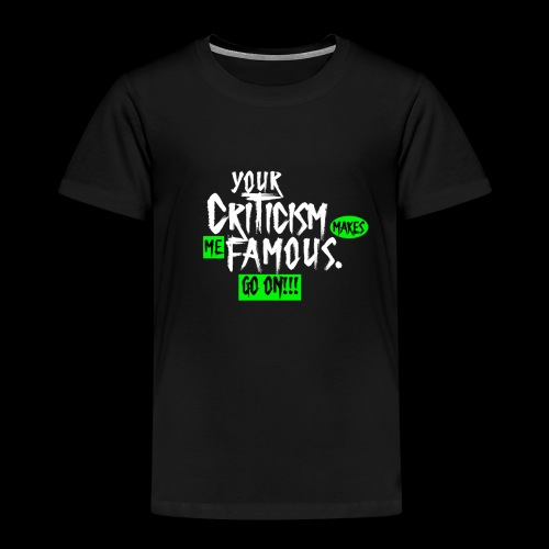 CRITICA 2 - Camiseta premium niño