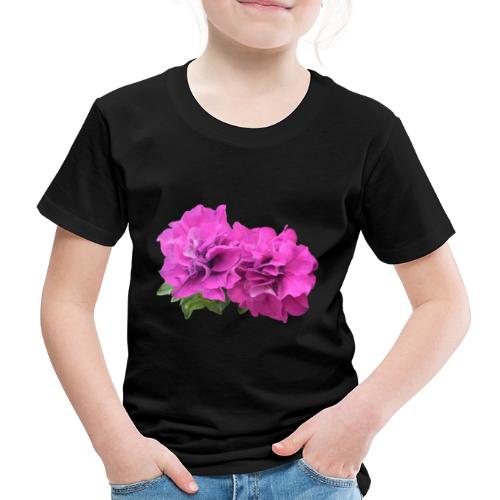 Pelargonie Geranie Blume pink - Kinder Premium T-Shirt