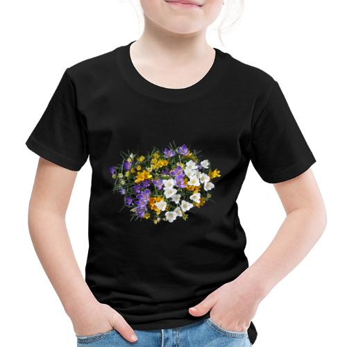 Krokus Blume Blüte Frühling Frühjahr - Kinder Premium T-Shirt