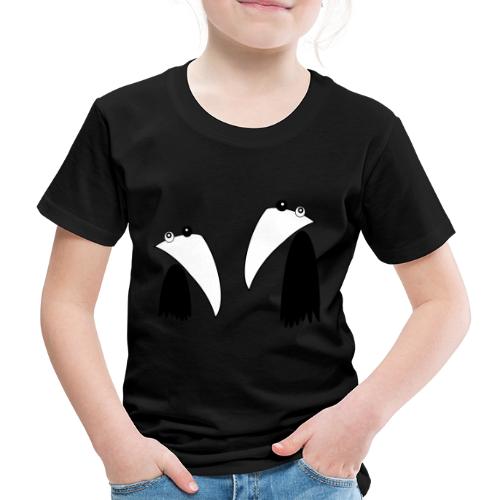 Raving Ravens - black and white 1 - T-shirt Premium Enfant
