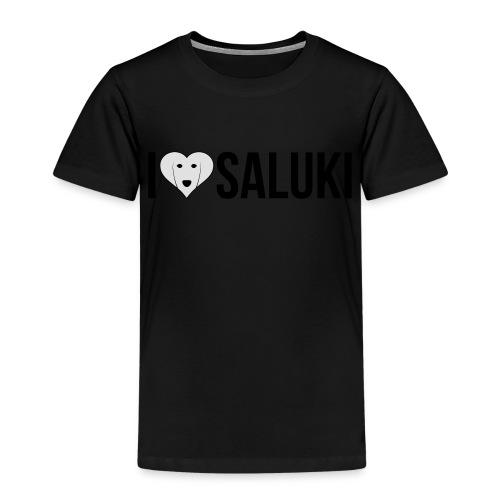 I Love Saluki - Maglietta Premium per bambini