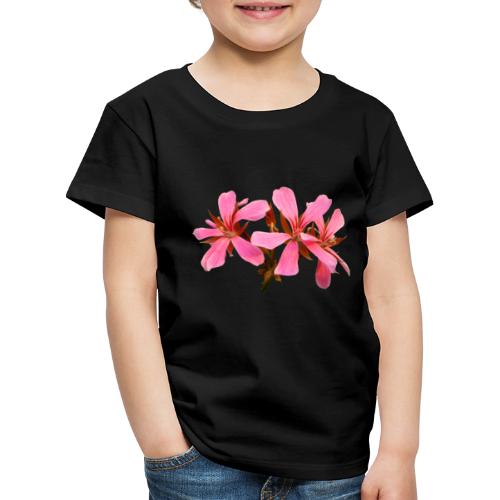 Pelargonie Geranie Blume Sommer - Kinder Premium T-Shirt